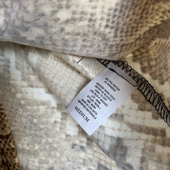 Snake print top By Pinc - Picture 4 of 5